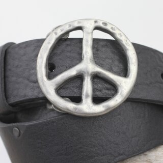 Peace sign hotsell belt buckle