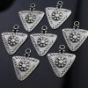 5 Antique Silver Ethnic Charms Pendant