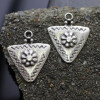 5 Antique Silver Ethnic Charms Pendant