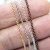 Rolo Chain 2 mm Gold, Silver, Copper, Rose Gold, Wholesale Jewelry Chain - 1 M