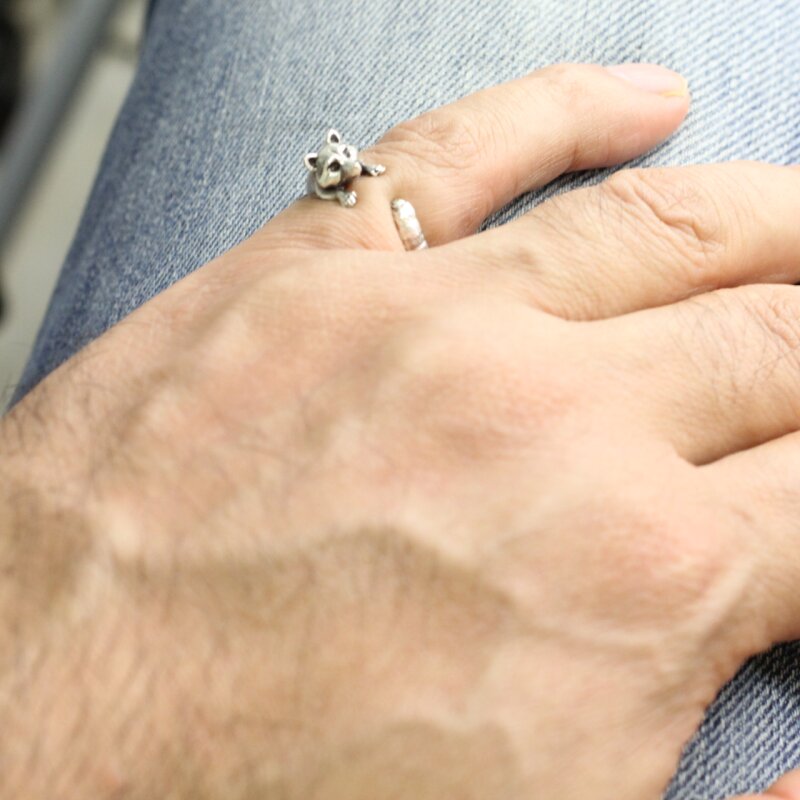 Raccoon sale engagement ring