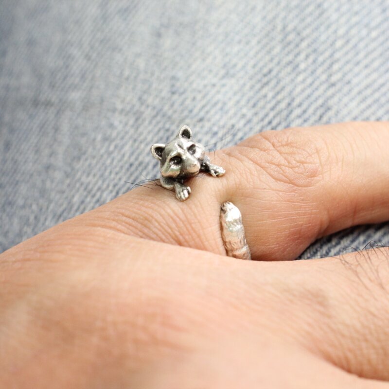 Raccoon hot sale wedding ring