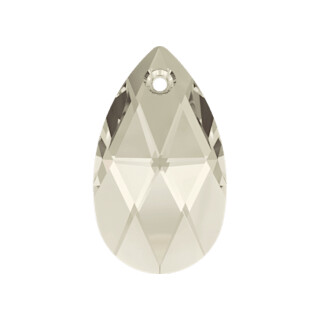 22 mm Pear Shaped Pendant Swarovski Crystal 30 Crystal Silver Shade