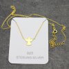 Engel Kette Sterling Silber, Gold Engel, Silber Engel