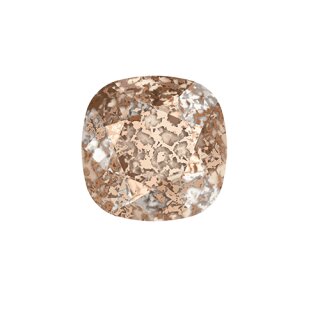 Ohrringe Swarovski Kristall Gold Cushion Square groß 12 mm glitzer ohrringe ohrhänger 326 Crystal Rose Patina