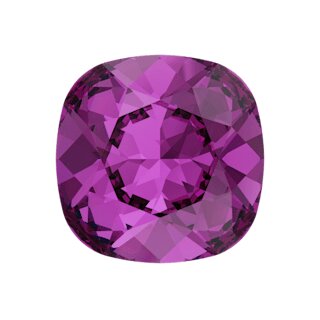 12 mm Cushion Square Swarovski Crystal 4470 17 Fuchsia