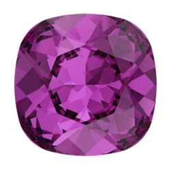 12 mm Cushion Square Swarovski Crystal 4470 17 Fuchsia