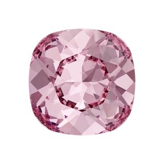 12 mm Cushion Square Swarovski Kristall 4470 22 Light Rose