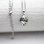 Swarovski Crystal Heart Necklace with 10 mm Swarovski Crystal Pendant, handmade