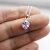 Swarovski Crystal Heart Necklace with 10 mm Swarovski Crystal Pendant, handmade