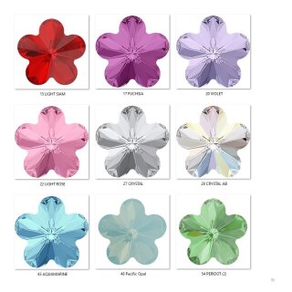 10 mm Swarovski Crystal Fancy Stones Flower Swarovski 4744