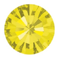 11 mm Swarovski Crystal Chaton 1028 -  SS48 Citrine