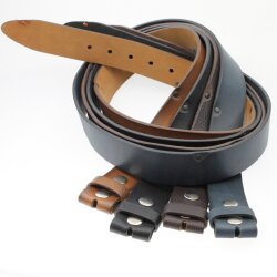 Genuine Cowhide High-Class Leather Belts, 4 cm, 100 % Leder