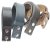 Genuine Cowhide High-Class Leather Belts, 4 cm, 100 % Leder