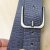 Leather Belt with Buckle Handmade, Classic Casual 100% Full Grain Leather Belt 4 cm, - Croco Look Blau Matt