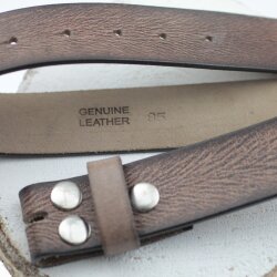 leather belts, 4 cm, 100 % Cow leather - brown