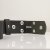 Black leather belt Casual snap belt 4 cm, Leather Snap Belt Strap