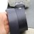 Denim Blau leather belt Casual snap belt 4 cm, Leather Snap Belt Strap