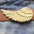 Angel Wing Belt Buckle Gold Perlmutt