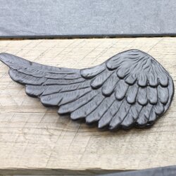 Matte Black Angel Wing Belt buckle