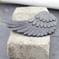 Matte Black Angel Wing Belt buckle