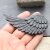 Matte Black Angel Wing Belt buckle