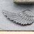 Matte Black Angel Wing Belt buckle