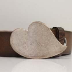 Belt buckle melting Heart, Rose