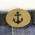 Antique Brass Navy Anchor Belt buckle