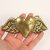 Antique Brass Belt Buckle Heart with wings Buckle