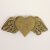 Antique Brass Belt Buckle Heart with wings Buckle