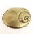 Antique Brass Belt Buckle snail shell Buckle