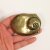 Antique Brass Belt Buckle snail shell Buckle