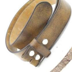 leather belts, 4 cm, 100 % Cow leather - Blau