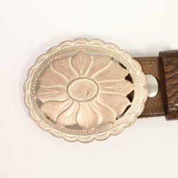 Design Belt Buckle, Rose Perlmutt, Western Belt Buckle