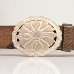 Design Belt Buckle, Rose Perlmutt, Western Belt Buckle