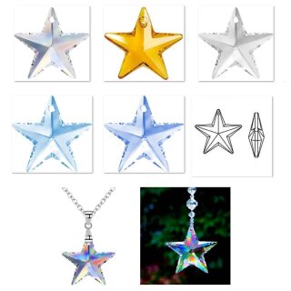 20 mm Star Pendant Swarovski Kristall