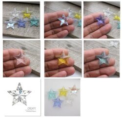 20 mm Star Pendant Swarovski Crystal