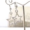 10 pc Star Pendants in Antique Silver - Zamak for DIY Earrings & Necklaces | Wholesale Jewelry Supplies