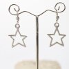 10 pc Star Pendants in Antique Silver - Zamak for DIY Earrings & Necklaces | Wholesale Jewelry Supplies