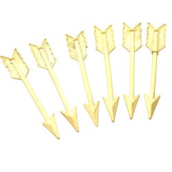 3 Pcs Tribal Arrow Charms, Statement Matte Gold Ethnic Pendants for DIY Necklaces & Earrings