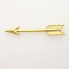 3 Pcs Tribal Arrow Charms, Statement Matte Gold Ethnic Pendants for DIY Necklaces & Earrings