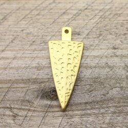 1 Pcs. Tribal Arrow Charms, Statement Arrow Pendants, Matte Gold Ethnic Charms, for DIY Necklaces and Earrings