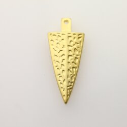 1 Pcs. Tribal Arrow Charms, Statement Arrow Pendants, Matte Gold Ethnic Charms, for DIY Necklaces and Earrings