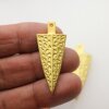 1 Pcs. Tribal Arrow Charms, Statement Arrow Pendants, Matte Gold Ethnic Charms, for DIY Necklaces and Earrings