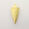 1 Pcs. Tribal Arrow Charms, Statement Arrow Pendants, Matte Gold Ethnic Charms, for DIY Necklaces and Earrings