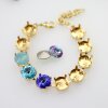 10mm Setting for Round Chatons, Rivoli & Metal Elements –Gold Cup Chain Bracelet. High-Quality Jewelry for DIY Projects