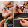 10mm Setting for Round Chatons, Rivoli & Metal Elements –Gold Cup Chain Bracelet. High-Quality Jewelry for DIY Projects