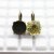 Earring setting for Swarovski Crystals Xirius Chaton 1028, 1088 or 1122 Rivoli, ss47 -10 mm