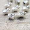 10 Elephant Shaped Metal Beads for Jewelry Making – Antique Silver Finish